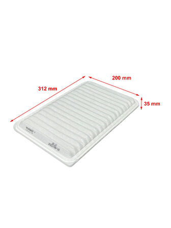 Wunder Mazda 2 DE, DH 1.3, 1.5 2007-2012 Hava Filtresi