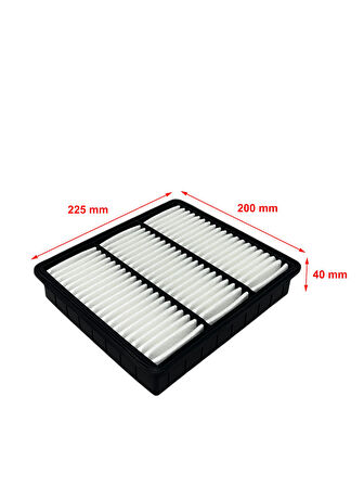 Wunder Mitsubishi Colt IV 1.3 55 Kw, 1.6 66-84 Kw, 1.8 103 Kw 1992-1996 Hava Filtresi