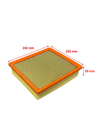 Wunder Fiat Fullback 2.4 D 110-113-133 Kw 2016-2019 Hava Filtresi