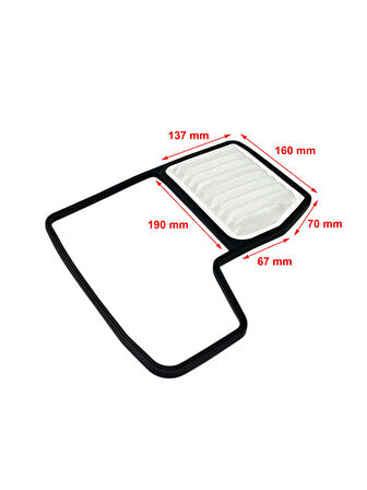 Wunder Suzuki Ignis III 1.2 Hybrid 61 Kw 2020 ve Sonrası Hava Filtresi