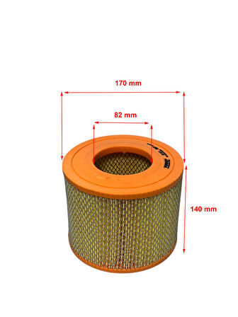 Wunder Isuzu D-Max I 3.0 D 96 Kw 2002-2012 Hava Filtresi