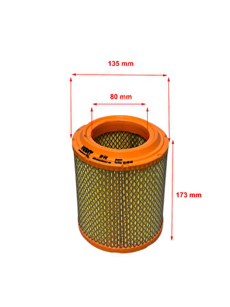 Wunder Jeep Compass 2.0 115 Kw, 2.4 125 Kw 2011-2017 Hava Filtresi