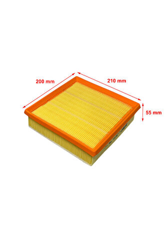 Wunder Opel Corsa E 1.2, 1.4 2014-2019 Hava Filtresi