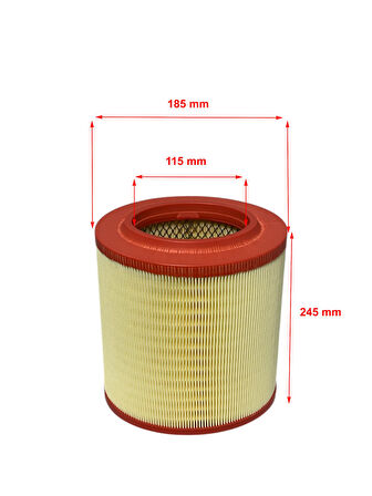 Wunder Alfa Romeo 159, Brera, Spider 2005-2011 Hava Filtresi