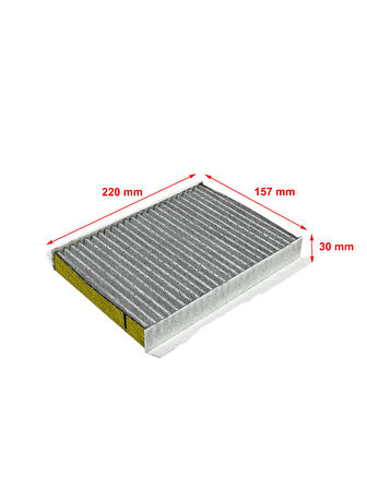 Wunder Jeep Compass 2017 ve Sonrası Karbonlu Polen Filtresi