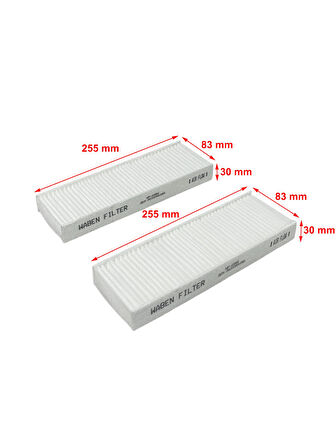 Waben Opel Corsa F 2019 ve Sonrası Polen Filtresi