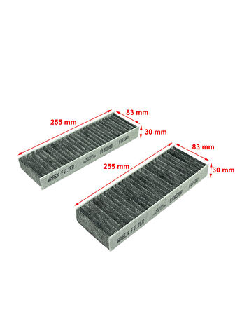 Waben Opel Corsa F 2019 ve Sonrası Karbonlu Polen Filtresi