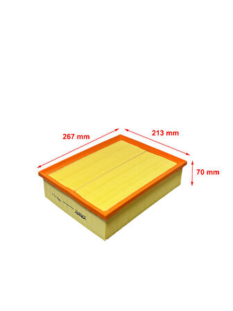 Wunder Audi A4 B6 1.6, 1.8, 1.9 D, 2.0, 2.0D, 2.4, 2.5D, 2.7D 3.0, 3.0D, 3.2 2001-2009 Hava Filtresi