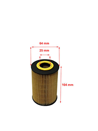 Grat Hyundai IX20 1.4D 57-66 Kw, 1.6D 85-94 Kw 2010-2019 Yağ Filtresi