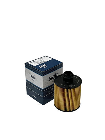 Grat Opel Astra J 1.3 D 70 Kw, 2.0 D 118-121 Kw 2009-2015 Çüklü Geniş Delikli Yağ Filtresi