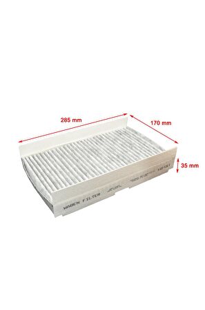 Citroen C4 II 2011-2018 Karbonlu Polen Filtresi