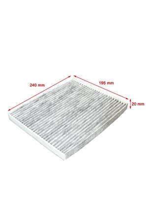 Kia Cerato III, IV 2013 ve Sonrası Karbonlu Polen Filtresi