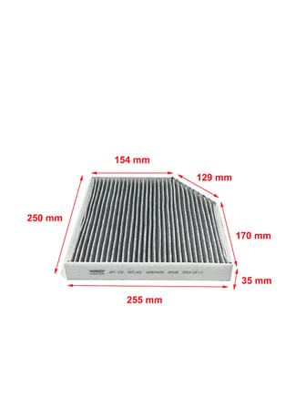 Wunder Bentley Mulsanne 6.8 2009-2020 Karbonlu Polen Filtresi