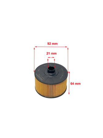 Wunder Nissan Micra V 0.9 64-66 Kw, 1.0 74-86 Kw, 2016-2020 Yağ Filtresi