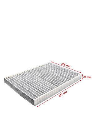 Seat Inca 1995-2003 Karbonlu Polen Filtresi