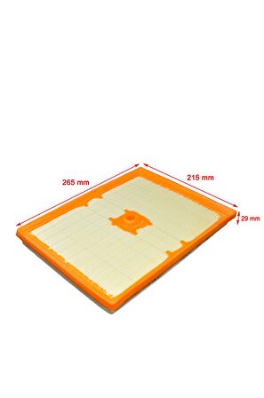 Audi A1 25 TFSI,30 TFSI 85Kw 116 Hp 2019 ve Sonrası Hava Filtresi