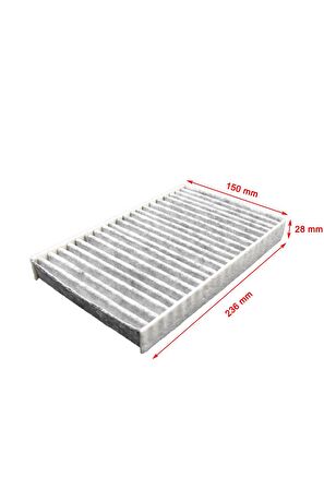 Nissan Pulsar 2014 ve Sonrası Karbonlu Polen Filtresi