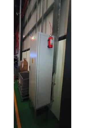 2 kg Pano İçi Otomatik Yangın Söndürme Sistemi Elektrik Panosu Acil Durum Araç Oto Muayene