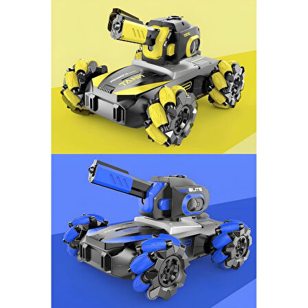 2.4G Uzaktan Kumandalı Full Fonksiyon Su Atan Şarjlı Tornado Araba Sarı