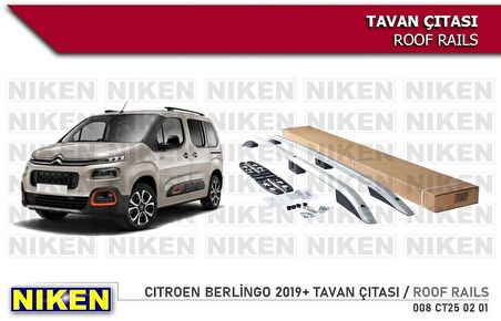 Cıtroen Berlingo Tavan Çıtası Uzun Gri 2019- Sonrası Modeller