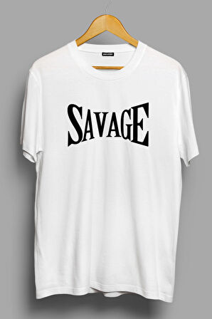 Savage - Üniseks Oversize Dijital Baskılı T-shirt