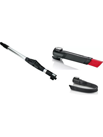 Bosch Unlimited 6-7-8 Serileri Uyumlu Kırılabilir Boru Dar Alan Aparatı Klavye Çekmece Temizleme Aparatı 3lü Set