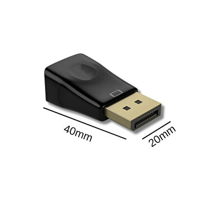 5152 Displayport To Vga Çevirici Dönüştürücü Adaptör