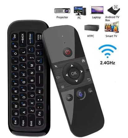 Mini Kablosuz Air Mouse Klavyeli Kumanda Android TV / Tv Box /Pc/Projektör uyumlu