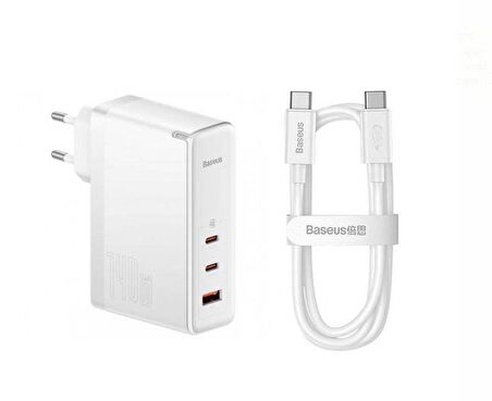 Baseus Type-C 40 Watt Hızlı Şarj Aleti Beyaz