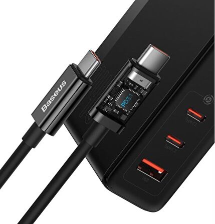 Baseus Type-C 40 Watt Hızlı Şarj Aleti Beyaz