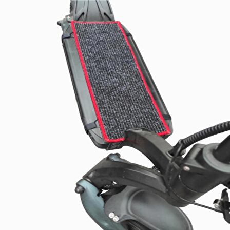 Elektrikli scooter aksesuar koruyucu paspas Sway 2000W YB-F3 Fırtına Kırmızı kenar düz sade