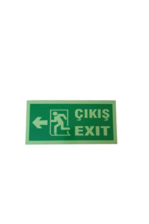Çıkış Exıt Yönlendirme Levhası ( Sol Yön)