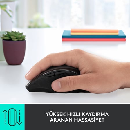  Logitech M705 Marathon 1000 DPI Kablosuz Mouse - Siyah