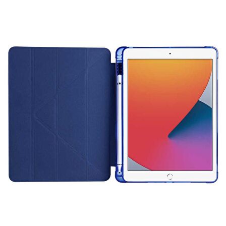 Gpack Apple iPad 9.7 2017 5.Nesil Kılıf Standlı Katlanabilir Pu Silikon tf1