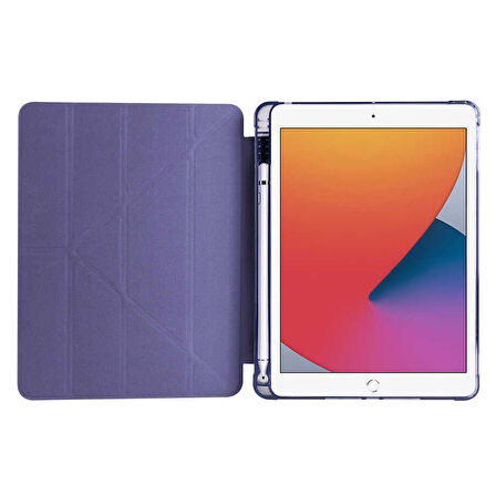 Gpack Apple iPad 9.7 2018 6.Nesil Kılıf Standlı Katlanabilir Pu Silikon tf1