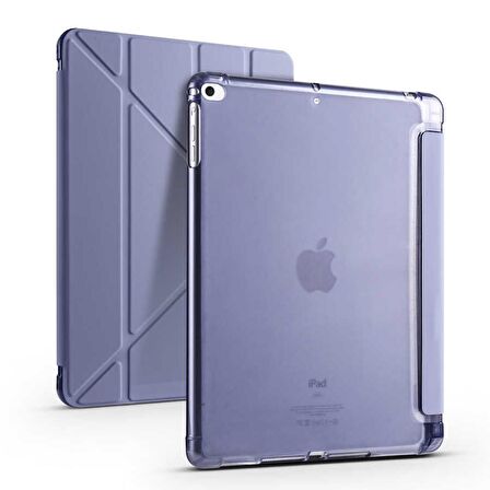 Gpack Apple iPad 10.2 2021 9.Nesil Kılıf Standlı Katlanabilir Pu Silikon tf1