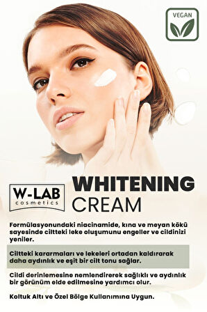 W Lab Beyazlatıcı Krem 2 li Paket