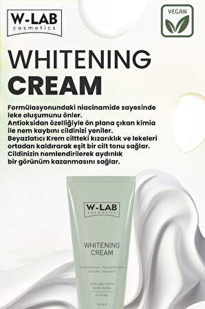 W Lab Beyazlatıcı Krem 2 li Paket