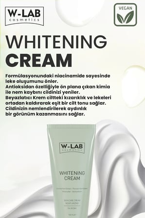 W-Lab Cosmetics Beyazlatıcı Krem 2 li Paket