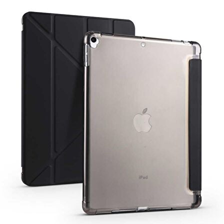 Gpack Apple iPad Pro 10.5 7.Nesil Kılıf Standlı Katlanabilir Pu Silikon tf1
