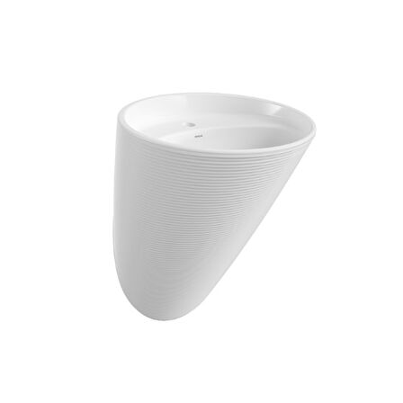 Bocchı 1655-001-0126 Strata Asma Monoblok Lavabo Parlak Beyaz