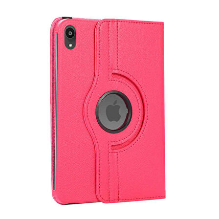 Gpack Apple iPad Mini 2021 6.Nesil Kılıf Kapaklı Standlı 360 Dönebilen Koruma dn1