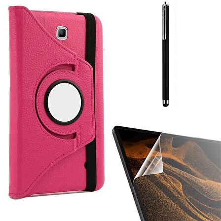 Gpack Samsung Galaxy Tab 4 7.0 T230 Kılıf Kapaklı Standlı 360 Dönebilen Koruma dn11  Nano  Kalem