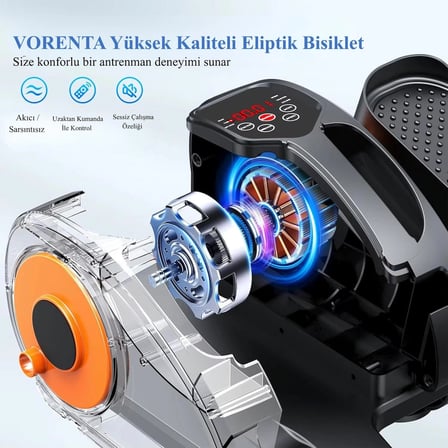 ActiveSit RB-EB021 Egzersiz Eliptik Kondisyon Bisikleti,Kumandalı El Ayak ve Kas Çalıştırma Aleti