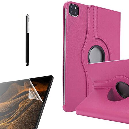 Gpack Apple iPad Pro 11 2020 11 İnç Kılıf Kapaklı Standlı 360 Dönebilen Koruma dn22  Nano  Kalem