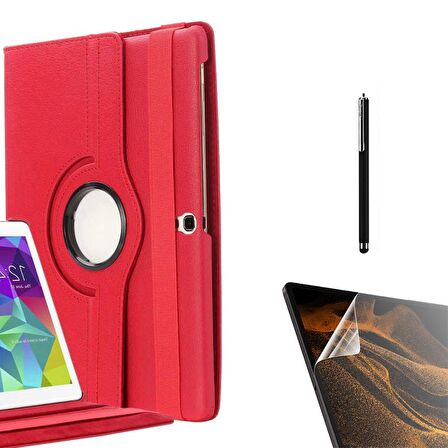 Gpack Samsung Galaxy Tab 4 10.1 T530 Kılıf Kapaklı Standlı 360 Dönebilen Koruma dn22  Nano  Kalem