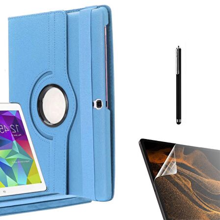 Gpack Samsung Galaxy Tab 4 10.1 T530 Kılıf Kapaklı Standlı 360 Dönebilen Koruma dn22  Nano  Kalem
