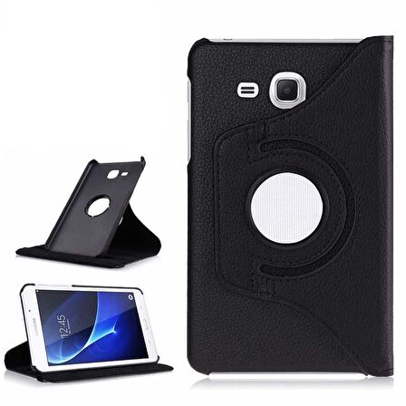 Gpack Samsung Galaxy Tab 4 T280 Kılıf Kapaklı Standlı 360 Dönebilen Koruma dn2
