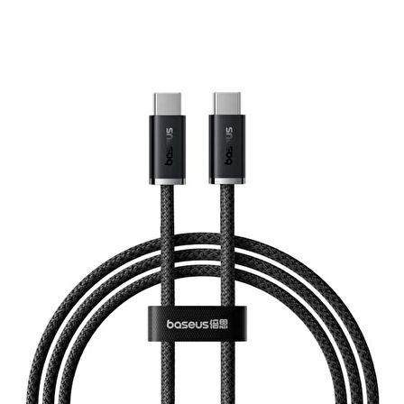 Baseus E-Marker Akıllı Çip 100W Type-C Şarj Kablo Samsung Xiaomi İphone 15 15 Pro Max Uyumlu Şarj Kablosu