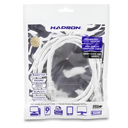 CAT6 Ethernet Kablosu 1.5 Metre - Yüksek Hızlı Gigabit İnternet Ağ Kablosu RJ45 Konnektörlü: Bilgisayar, Modem, Router, Smart TV, PS4, PS5 Uyumlu İnternet Bağlantısı Kesintisiz Bağlantı Kablosu